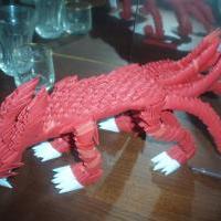 3D origami kyuubi